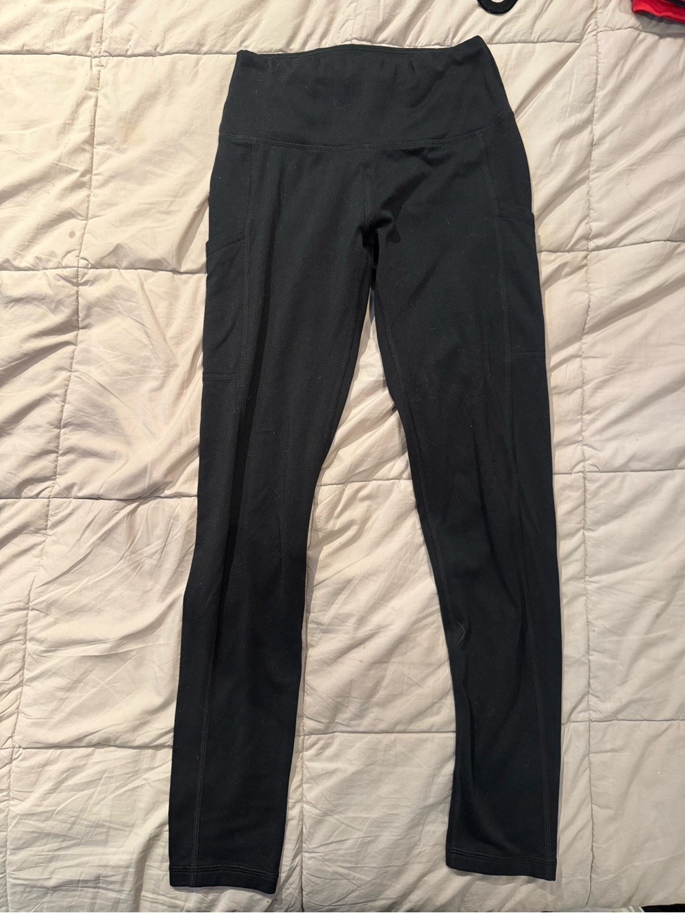 aerie Black High-Waist Active Leggings